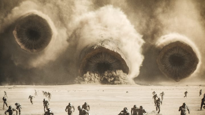 A scene from Warner Bros. Pictures and Legendary Pictures’ action adventure “DUNE: PART TWO,” a Warner Bros. Pictures release. Photo Credit: Courtesy Warner Bros. Pictures © 2023 Warner Bros. Entertainment Inc. All Rights Reserved.