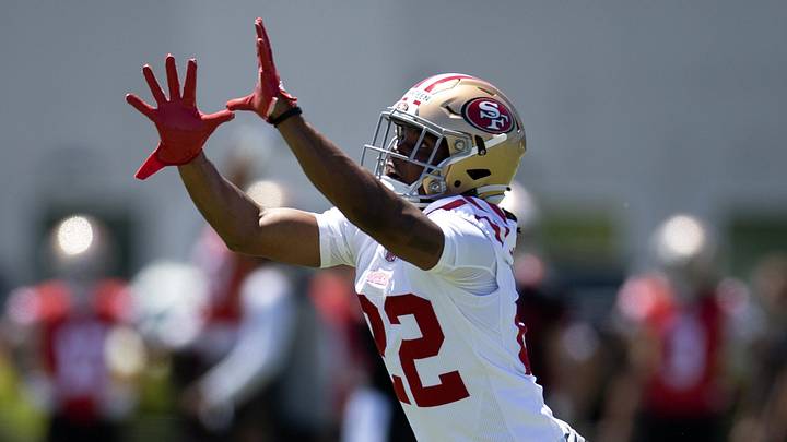 San Francisco 49ers defensive back candidate Derrick Canteen (22)