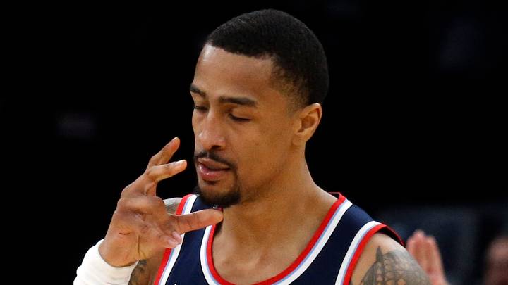 Dec 5, 2025; Memphis, Tennessee, USA; Los Angeles Clippers forward John Collins (20) reacts after a basket during the second quarter against the Memphis Grizzlies at FedExForum. Mandatory Credit: Petre Thomas-Imagn Images Dec 5, 2025; Memphis, Tennessee, USA; Los Angeles Clippers forward John Collins (20) reacts after a basket during the second quarter against the Memphis Grizzlies at FedExForum. Mandatory Credit: Petre Thomas-Imagn Images