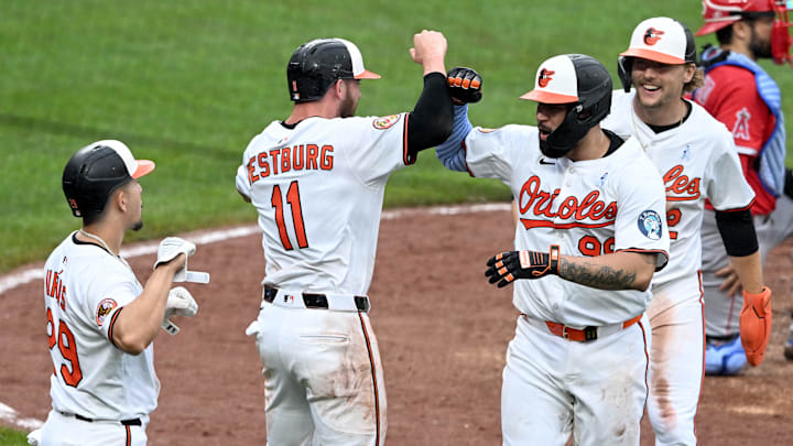 The Orioles rocked the Angels for 11 runs in a sweep-clinching win Sunday afternoon.