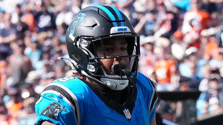 Carolina Panthers wide receiver Jalen Coker