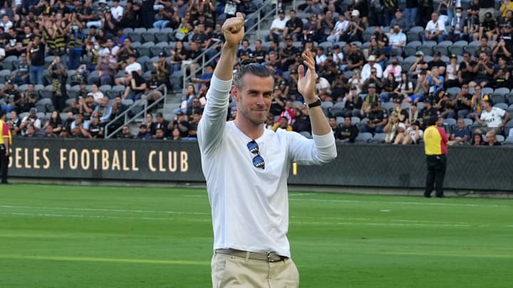 Bale was present for LAFC's 3-2 win over the Galaxy. Bale was present for LAFC's 3-2 win over the Galaxy.