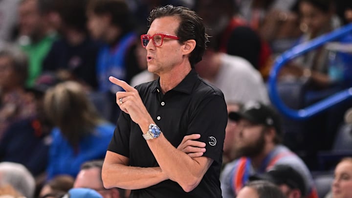Atlanta Hawks head coach Quin Snyder