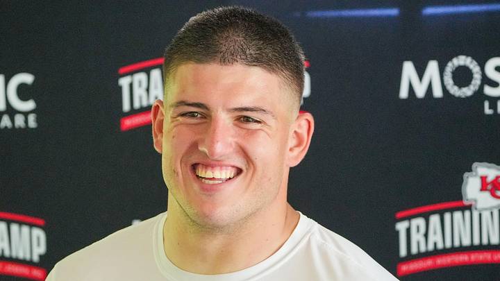 Kansas City Chiefs defensive end George Karlaftis