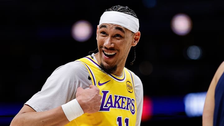 Los Angeles Lakers center Jaxson Hayes