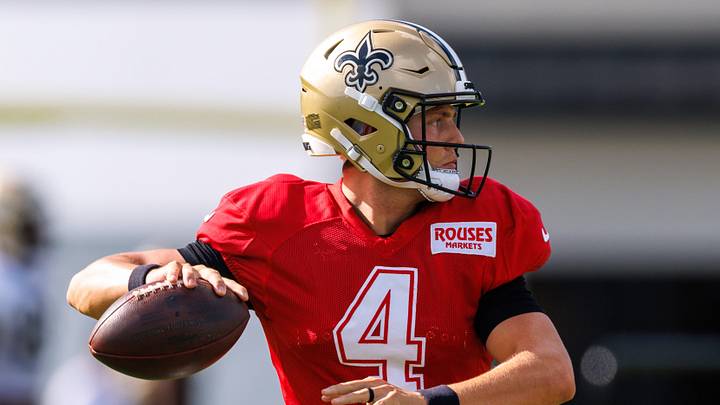 New Orleans Saints quarterback Zach Wilson New Orleans Saints quarterback Zach Wilson