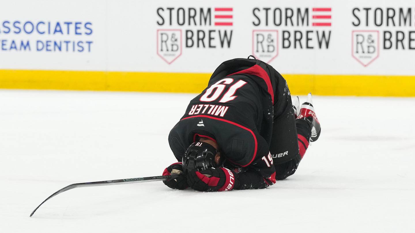Sticks, skates, and spears were just a small part of a wild Game 2 for the Hurricanes