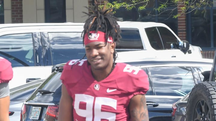 Florida State football and coaches players arrive for the fifth FSU spring football practice of the 2023 season on Thursday, March 23.
Patrick Payton Dante Anderson 1 Of 1 Florida State football and coaches players arrive for the fifth FSU spring football practice of the 2023 season on Thursday, March 23.
Patrick Payton Dante Anderson 1 Of 1