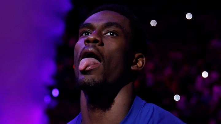 May 17, 2026; Detroit, Michigan, USA; Detroit Pistons center Jalen Duren (0) reacts before game seven of the second round of the 2026 NBA Playoffs against the Cleveland Cavaliers at Little Caesars Arena. Mandatory Credit: Rick Osentoski-Imagn Images May 17, 2026; Detroit, Michigan, USA; Detroit Pistons center Jalen Duren (0) reacts before game seven of the second round of the 2026 NBA Playoffs against the Cleveland Cavaliers at Little Caesars Arena. Mandatory Credit: Rick Osentoski-Imagn Images