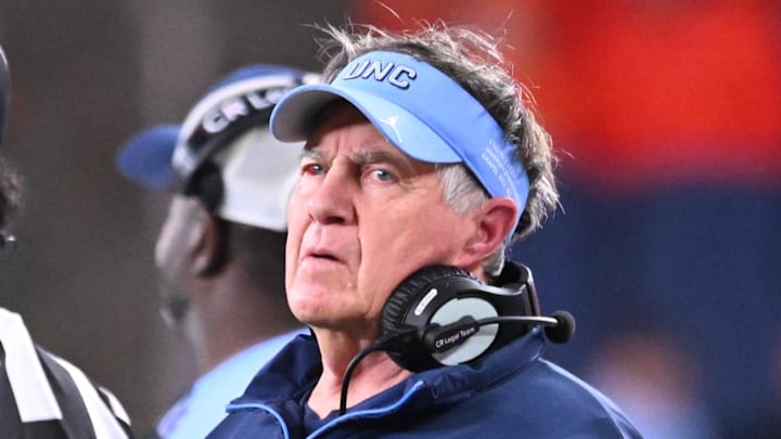 North Carolina Tar Heels head coach Bill Belichick