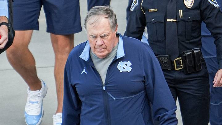 Bill Belichick’s Tar Heels dropped a game against Clemson that featured a lengthy weather delay. Bill Belichick’s Tar Heels dropped a game against Clemson that featured a lengthy weather delay.