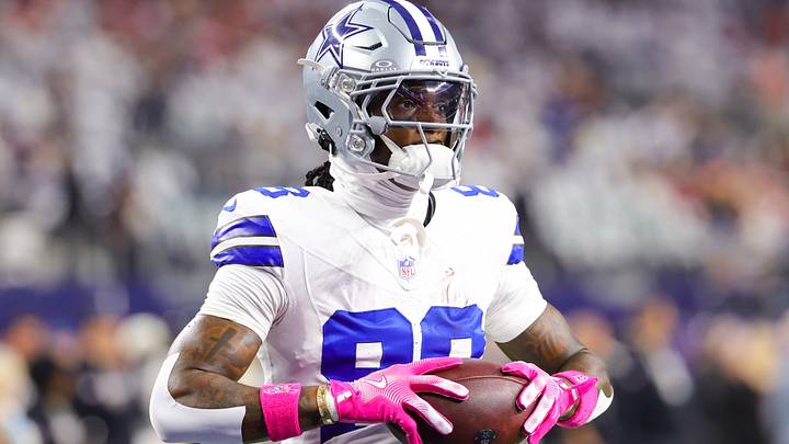 Dallas Cowboys wide receiver Ceedee Lamb before the game against the Tampa Bay Buccaneers. Dallas Cowboys wide receiver Ceedee Lamb before the game against the Tampa Bay Buccaneers.