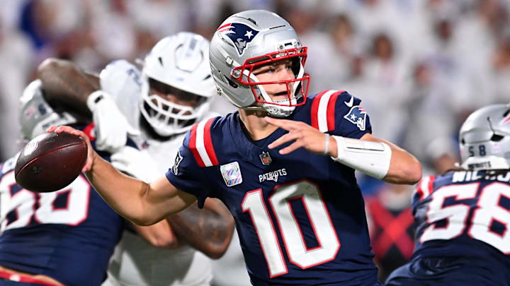 New England Patriots quarterback Drake Maye New England Patriots quarterback Drake Maye