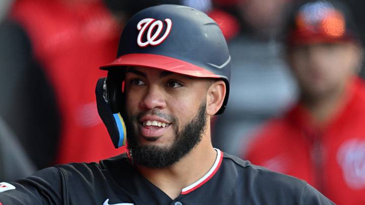 Washington Nationals infielder Luis Garcia Jr.