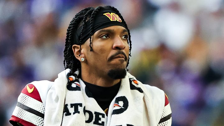 Washington Commanders quarterback Jayden Daniels