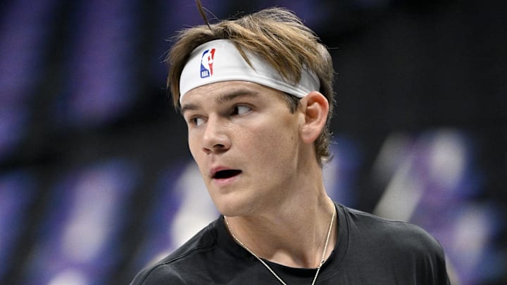 Oct 29, 2025; Dallas, Texas, USA; Indiana Pacers guard Mac McClung (3) warms up before the game against the Dallas Mavericks at the American Airlines Center. Mandatory Credit: Jerome Miron-Imagn Images Oct 29, 2025; Dallas, Texas, USA; Indiana Pacers guard Mac McClung (3) warms up before the game against the Dallas Mavericks at the American Airlines Center. Mandatory Credit: Jerome Miron-Imagn Images