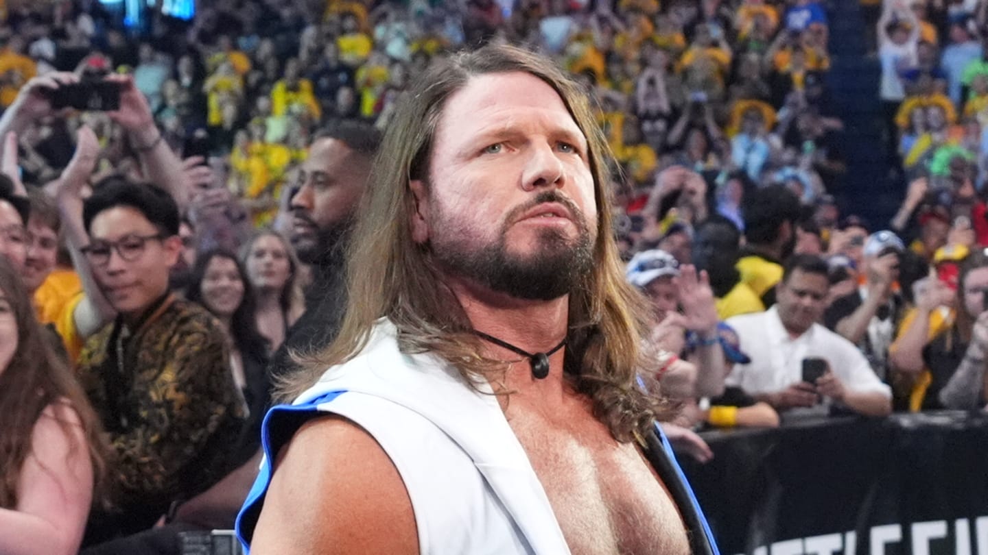 AJ Styles Explains Why He Kept His Gloves on Following Royal Rumble Loss