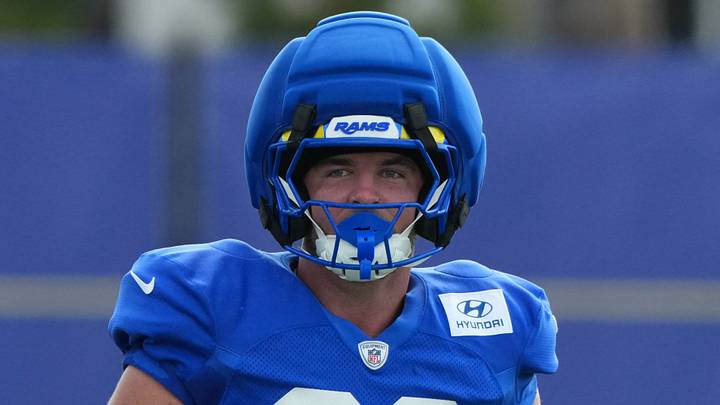 Los Angeles Rams tight end Max Klare.