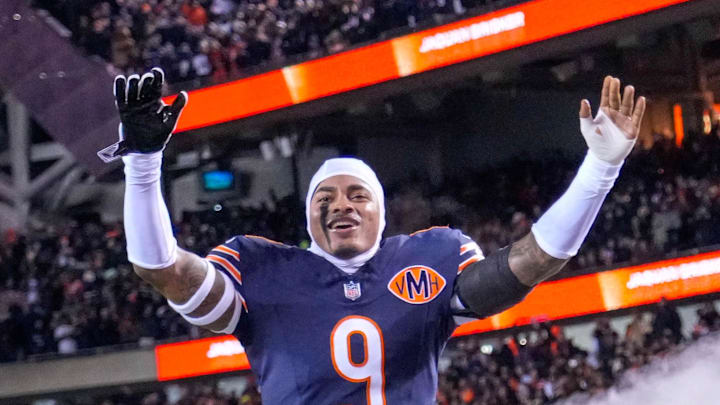 Chicago Bears safety Jaquan Brisker Chicago Bears safety Jaquan Brisker