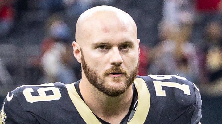 Carolina Panthers center Luke Fortner 