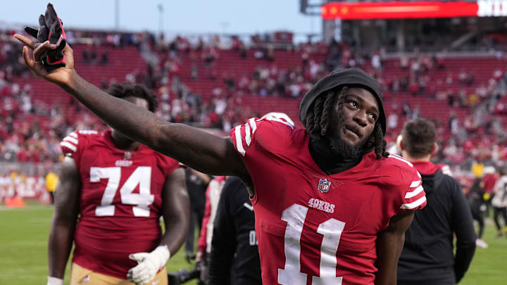 San Francisco 49ers wide receiver Brandon Aiyuk (11) San Francisco 49ers wide receiver Brandon Aiyuk (11)