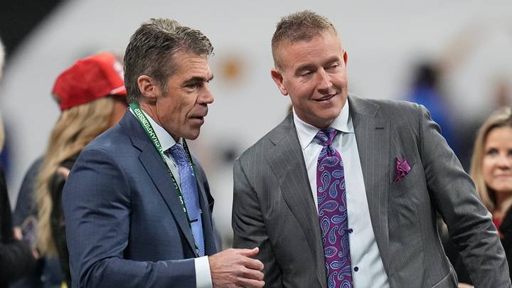 The ESPN broadcast team of Chris Fowler and Kirk Herbstreit.