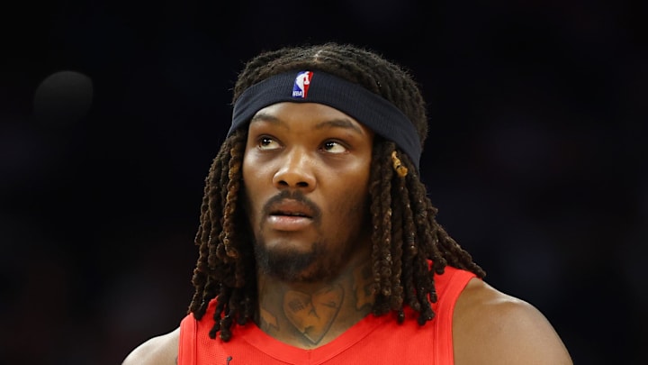 Portland Trail Blazers center Robert Williams III against the Phoenix Suns. Portland Trail Blazers center Robert Williams III against the Phoenix Suns.