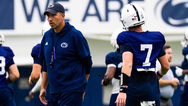 Penn State football head coach Matt Campbell Penn State football head coach Matt Campbell