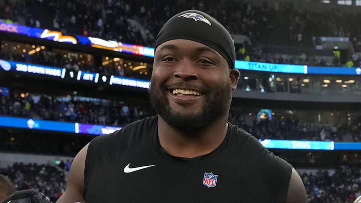Baltimore Ravens guard John Simpson Baltimore Ravens guard John Simpson