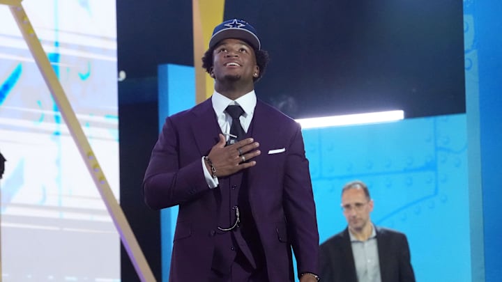 Ohio State Buckeyes defensive back Caleb Downs is selected by the Dallas Cowboys with the No. 11 pick in the 2026 NFL Draft