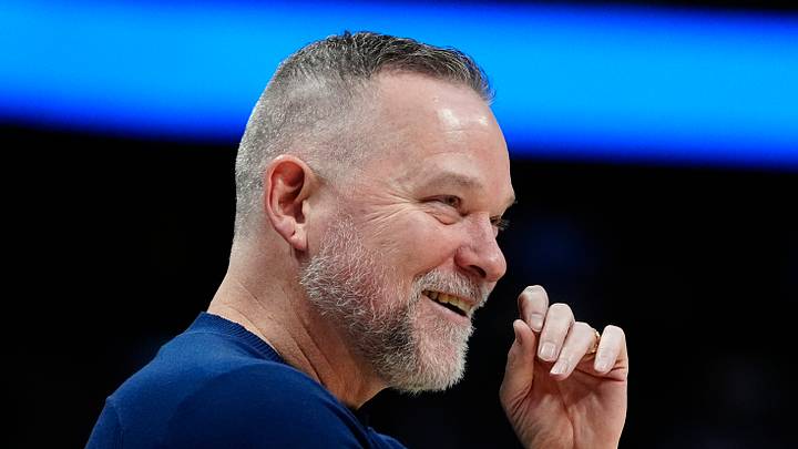 Mar 28, 2025; Denver, Colorado, USA; Denver Nuggets head coach Michael Malone reacts in the second half against the Utah Jazz at Ball Arena. Mandatory Credit: Ron Chenoy-Imagn Images Mar 28, 2025; Denver, Colorado, USA; Denver Nuggets head coach Michael Malone reacts in the second half against the Utah Jazz at Ball Arena. Mandatory Credit: Ron Chenoy-Imagn Images