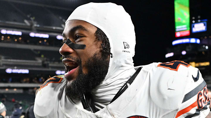 Chicago Bears running back D'Andre Swift Chicago Bears running back D'Andre Swift