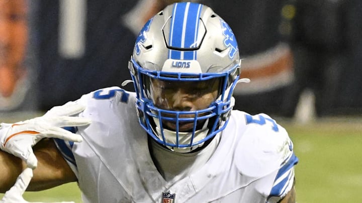 Detroit Lions running back David Montgomery (5).