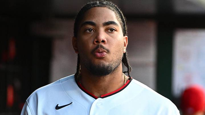 Washington Nationals outfielder James Wood Washington Nationals outfielder James Wood