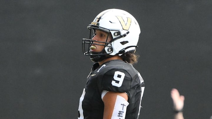 Vanderbilt Commodores tight end Eli Stowers 