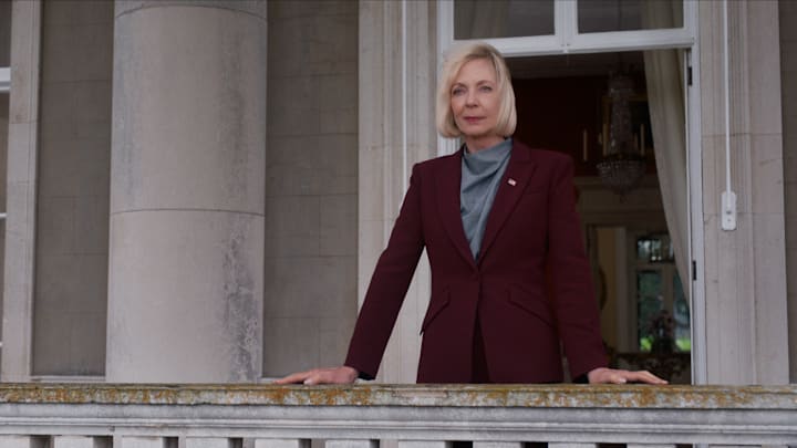 The Diplomat. Allison Janney as Grace in episode 205 of The Diplomat. Cr. Courtesy of Netflix © 2024