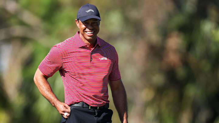 Tiger Woods is playing Tuesday night in a TGL match.