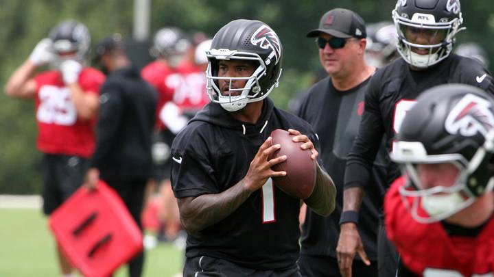 Former Miami Dolphins quarterback Tua Tagovailoa is in a battle for the starting spot on the Atlanta Falcons with Michael Penix Jr. Former Miami Dolphins quarterback Tua Tagovailoa is in a battle for the starting spot on the Atlanta Falcons with Michael Penix Jr.