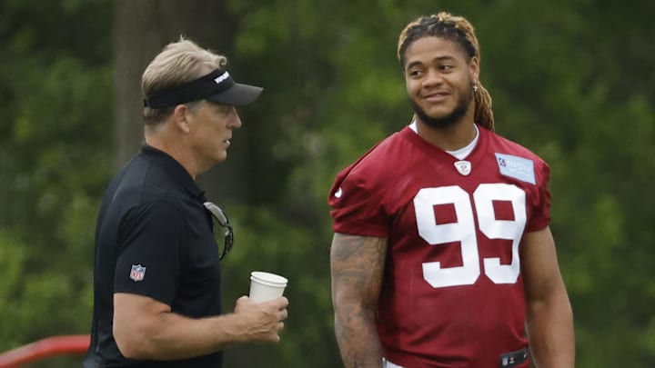 Chase Young and Jack Del Rio