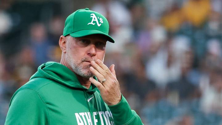 Jun 16, 2026; West Sacramento, California, USA; Athletics manager Mark Kotsay (7) walks back to the dugout during the sixth inning against the Pittsburgh Pirates at Sutter Health Park. Mandatory Credit: Sergio Estrada-Imagn Images Jun 16, 2026; West Sacramento, California, USA; Athletics manager Mark Kotsay (7) walks back to the dugout during the sixth inning against the Pittsburgh Pirates at Sutter Health Park. Mandatory Credit: Sergio Estrada-Imagn Images
