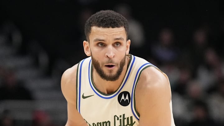 Milwaukee Bucks forward Pete Nance (35) during the game against the New Orleans Pelicans at Fiserv Forum on February 4, 2026. Milwaukee Bucks forward Pete Nance (35) during the game against the New Orleans Pelicans at Fiserv Forum on February 4, 2026.