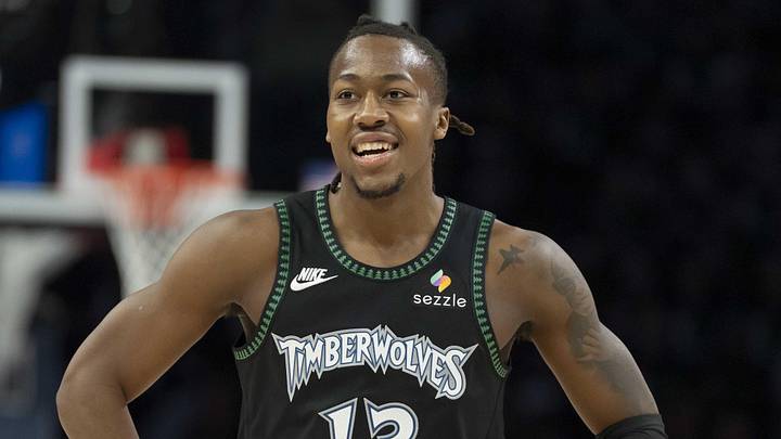 May 8, 2026; Minneapolis, Minnesota, USA; Minnesota Timberwolves guard Ayo Dosunmu (13) against the San Antonio Spurs in the first half during game three of the second round of the 2026 NBA Playoffs at Target Center. Mandatory Credit: Jesse Johnson-Imagn Images May 8, 2026; Minneapolis, Minnesota, USA; Minnesota Timberwolves guard Ayo Dosunmu (13) against the San Antonio Spurs in the first half during game three of the second round of the 2026 NBA Playoffs at Target Center. Mandatory Credit: Jesse Johnson-Imagn Images