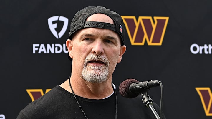Washington Commanders head coach Dan Quinn