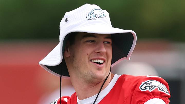 Philadelphia Eagles quarterback Tanner McKee Philadelphia Eagles quarterback Tanner McKee