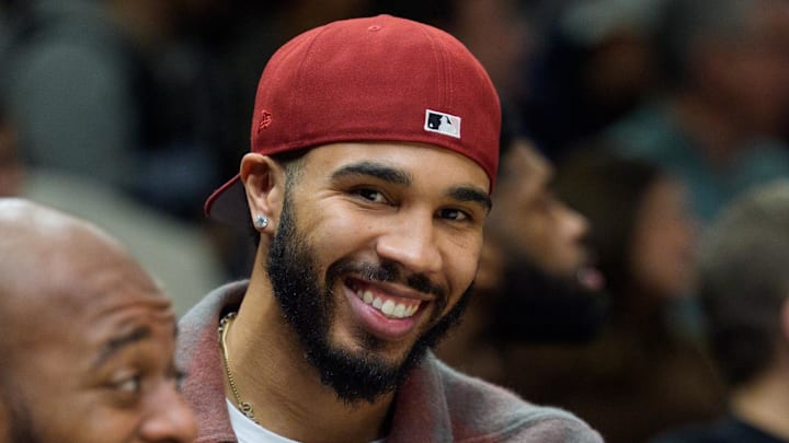 Nov 29, 2025; Minneapolis, Minnesota, USA; Boston Celtics forward Jayson Tatum (0) and forward Xavier Tillman (26) during the third quarter against the Minnesota Timberwolves at Target Center. Mandatory Credit: Matt Blewett-Imagn Images