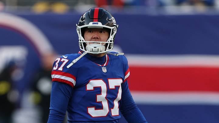 Former New York Giants place kicker Younghoe Koo Former New York Giants place kicker Younghoe Koo