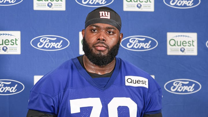 New York Giants offensive tackle Andrew Thomas is one of two Giants draft pick on the current roster to have earned either a Pro Bowl or an All-Pro nod. 