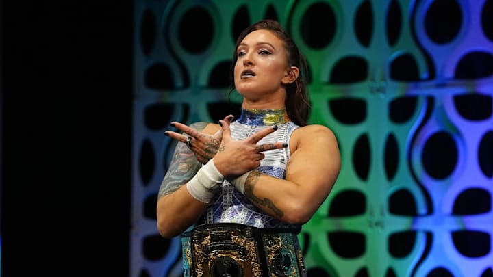 AEW Women's World Champion Kris Statlander will team up with "Timeless" Toni Storm and Harley Cameron to take on the Triangle of Madness.