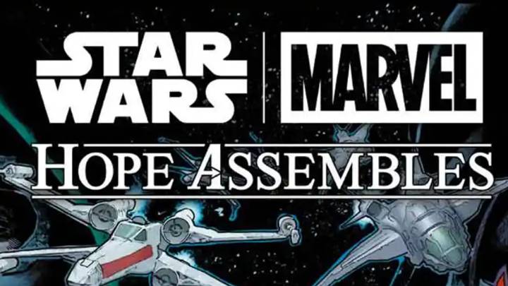Marvel and Star Wars will officially share the page for the first time in Star Wars/Marvel: Hope Assembles, a five-issue crossover launching in January 2027. Marvel and Star Wars will officially share the page for the first time in Star Wars/Marvel: Hope Assembles, a five-issue crossover launching in January 2027.