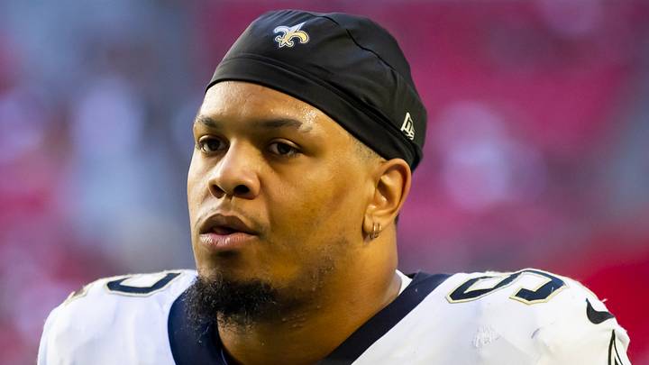 New Orleans Saints defensive end Marcus Davenport 